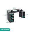 میز کامپیوتر اسمردیس مدل G132 - MDF+