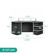 میز کامپیوتر اسمردیس مدل G127 - MDF