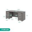 میز کارشناسی اسمردیس مدل P120 - MDF