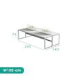 میز اداری اسمردیس مدل W102