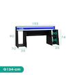 میز کامپیوتر اسمردیس مدل G134 - MDF