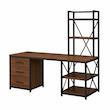 میز مانیتور مدل t8 کتابخانه دار سایز 80*180 سانتی متر