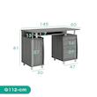 میز کامپیوتر اسمردیس مدل G112 - MDF+