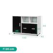 فایل اداری اسمردیس مدل F125 - MDF