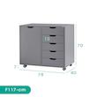 فایل اداری اسمردیس مدل F117 - MDF