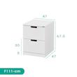 فایل اداری اسمردیس مدل F111 - MDF