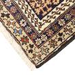 فرش دستبافت 0.77 متری طرح اردبیل کد 49P475P526 زمینه لاکی مجموعه دو عددی