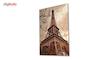 تابلو شاسی ونسونی طرح Proud Eiffel سایز 50x70 سانتی متر