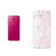 برچسب پوششی ماهوت مدل Blanco-Pink-Marble مناسب برای گوشی موبایل سامسونگ Galaxy J4 Plus