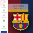 برچسب پوششی ماهوت مدل BARCELONA-FC-FullSkin مناسب برای گوشی موبایل شیائومی Redmi 7