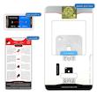برچسب پوششی ماهوت مدل Silver-Wildflower مناسب برای گوشی موبایل اپل iPhone 4s