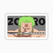 استیکر لپ تاپ و موبایل بووم طرح Anime One Piece مدل Zoro کد PS13