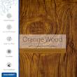 برچسب پوششی ماهوت مدل Orange-Wood مناسب برای گوشی موبایل جی پلاس Q10
