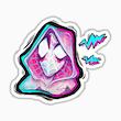 استیکر لپ تاپ و موبایل بووم طرح اسپایدرمن مدل Gwen Stacy کد MR15