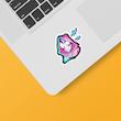 استیکر لپ تاپ و موبایل بووم طرح اسپایدرمن مدل Gwen Stacy کد MR15