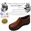 کفش طبی مردانه چرم تبریز مدل آرین