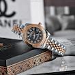 ست ساعت مچی عقربه ای زنانه و مردانه  مدل دیت جاست_08_rz_stl