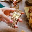 ساعت مچی عقربه ای زنانه مدل دستبندی پهن 03