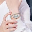 ساعت مچی عقربه‌ای کوارتز زنانه مدل دستبندی ظریف کد 164A