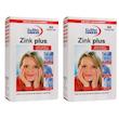 کپسول زینک پلاس یوروویتال مدل Zink plus دو بسته 60 عددی تقویت مو، ناخن و ترمیم پوست، حفظ استحکام پوست و ضد ریزش مو
