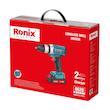 دریل پیچ گوشتی ظرفیت سه نظام 10میلی متر 20 ولت رونیکس RH-8620