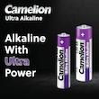 باتری قلمی و نیم قلمی کملیون مدل Ultra Alkaline بسته هشت عددی