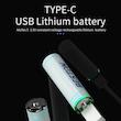 باتری قلمی قابل شارژ بستون مدل USB-TYPE C-CHARGING بسته چهار عددی