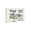 کارت حافظه microSDXC ویکومن مدل Final667x PRO کلاس A2 استاندارد UHS-II U3 سرعت 150MBs ظرفیت 128 گیگابایت