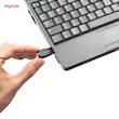 فلش مموری 64 گیگابایت سن دیسک مدل Cruzer Blade CZ50 با رابط USB 2.0، بدنه مات مقاوم در برابر اثر انگشت، قابلیت رمزگذاری نرم‌افزاری و شیار اتصال بند