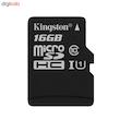 عنوان : کارت حافظه microSDHC کینگستون مدل Canvas Select کلاس 10 استاندارد UHS-I U1 سرعت 80MBps ظرفیت 16 گیگابایت به همراه آداپتور SD
