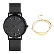 ساعت مچی عقربه‌ای زنانه اسکمی مدل 1530BK به همراه دستبند