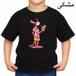 تی‌شرت آستین کوتاه بچگانه مدل پلنگ صورتی کد p1 