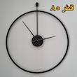 ساعت دیواری مدل فلزی کد D180