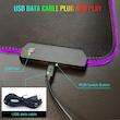 ماوس پد مخصوص بازی مدل RGB 80x30