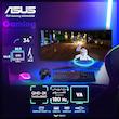 مانیتور خمیده گیمینگ 34 اینچ ایسوس مدل TUF Gaming VG34VQ3B