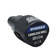دریل پیچ گوشتی شارژی صنعتی 10 میلی متری 12 ولت ویوارکس مدل VR12V_ 1C کد 01 