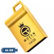 فلش مموری کوئین تک Marvel ظرفیت 64 گیگابایت، رابط USB 2.0، بدنه فلزی مقاوم ضد آب و ضد شوک، طراحی فشرده و بند دار، سرعت انتقال 30 مگابایت بر ثانیه، سازگار با کامپیوتر، لپ‌تاپ، تبلت و گوشی موبایل