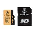 کارت حافظه Micro SD HC کوئین تک مدل A1-V30-633X کلاس 10 استاندارد سرعت UHS-l U3 سرعت 95MBps ظرفیت 32 گیگابایت به همراه آداپتور SD