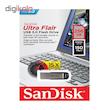 فلش مموری سن دیسک Ultra Flair CZ73 ظرفیت 256 گیگابایت، سرعت خواندن 150 مگابایت بر ثانیه، طراحی فلزی و سبک