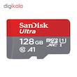 کارت حافظه microSDXC سن دیسک مدل Ultra A1 کلاس 10 استاندارد UHS-I U1 سرعت 100MBps ظرفیت 128 گیگابایت