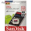کارت حافظه microSDXC سن دیسک مدل Ultra A1 کلاس 10 استاندارد UHS-I U1 سرعت 100MBps ظرفیت 128 گیگابایت