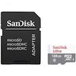 کارت حافظه microSDXC سن دیسک مدل Ultra کلاس 10 استاندارد UHS-I U1 سرعت 100MBps ظرفیت 128 گیگابایت همراه با آداپتور SD