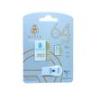 کارت حافظه Micro SDXC کوئین تک مدل Elite pro A2-V30-566X PLUS کلاس 10 استاندارد UHS-l U3 سرعت 85mbps ظرفیت 64 گیگابایت به همراه آداپتور SD و کارت خوان USB