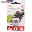 کارت حافظه microSDXC سن دیسک مدل Ultra A1 کلاس 10 استاندارد UHS-I سرعت 100MBps ظرفیت 64 گیگابایت