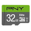 کارت حافظه microSDHC پی ان وای مدل Elite کلاس 10 استاندارد UHS-I U1 سرعت 100MBs ظرفیت 32 گیگابایت به همراه آداپتور SD