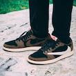 کفش مخصوص دویدن مردانه مدل 1low travis scott