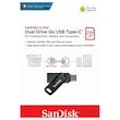 فلش مموری سن دیسک Ultra Dual Drive Go ظرفیت 256 گیگابایت با درگاه USB Type-C مقاوم در برابر خش، شوک، لرزش و گرد و غبار
