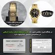 ساعت مچی عقربه‌ای کوارتز مردانه اسکمی مدل 9069GDBK به همراه دستبند