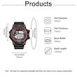 ساعت مچی دیجیتال مدل اسپرت تک زمانه کرنومتر دار کد 3
