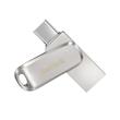 فلش مموری سن دیسک Ultra Dual Drive Luxe ظرفیت 1 ترابایت با دو رابط USB Type-C و USB Type-A، طراحی تاشو، فلزی، سازگار با ویندوز، مک، اندروید و iOS، استاندارد USB 3.2 Gen2